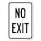 Signmission Parking Lot Sign No Exit Heavy-Gauge Aluminum Sign, 18" L, 12" H, A-1218-23420 A-1218-23420 - alternate 1